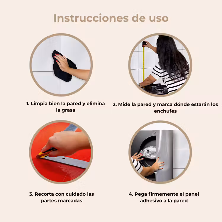 Revestimiento cocina - Sartén - Pescado - Negro - Blanco — 8