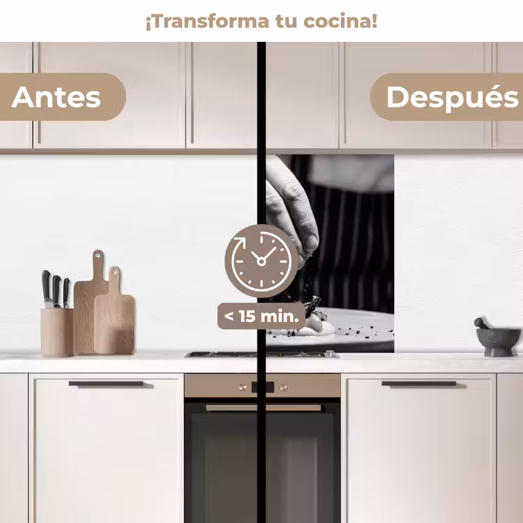 Revestimiento cocina - Chef - guarnición - plato — 2