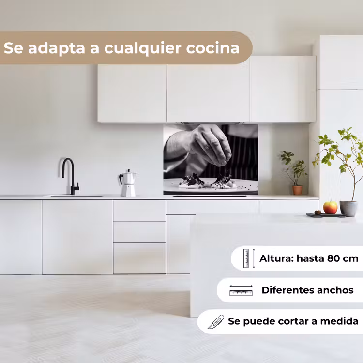 Revestimiento cocina - Chef - guarnición - plato — 6