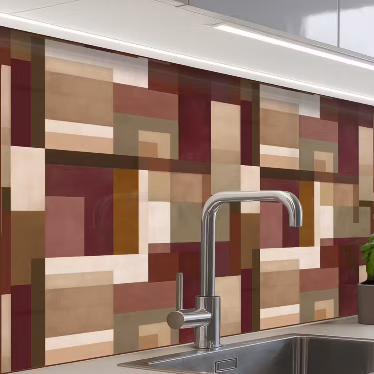Revestimiento cocina - Moderno - Geométrico - Colorido — 1
