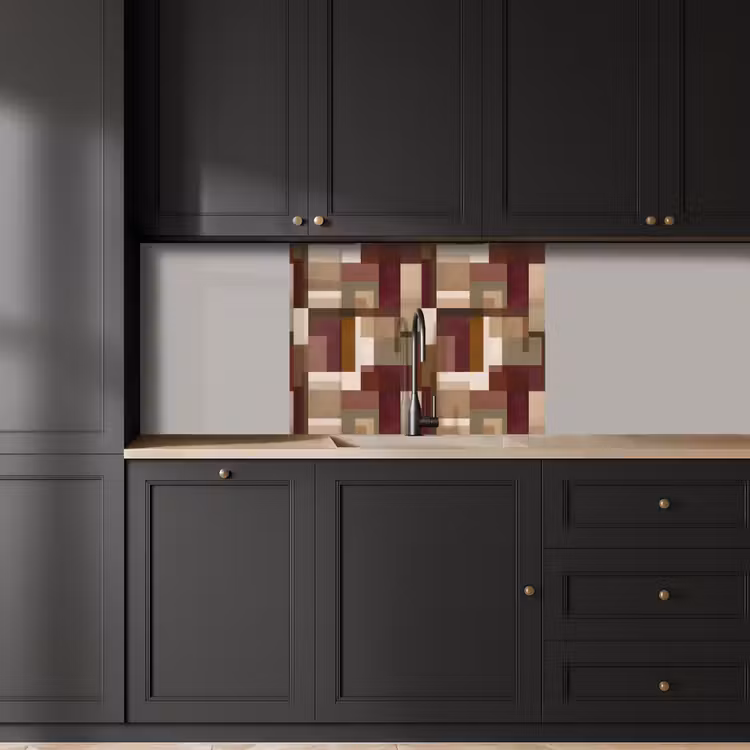 Revestimiento cocina - Moderno - Geométrico - Colorido — 5