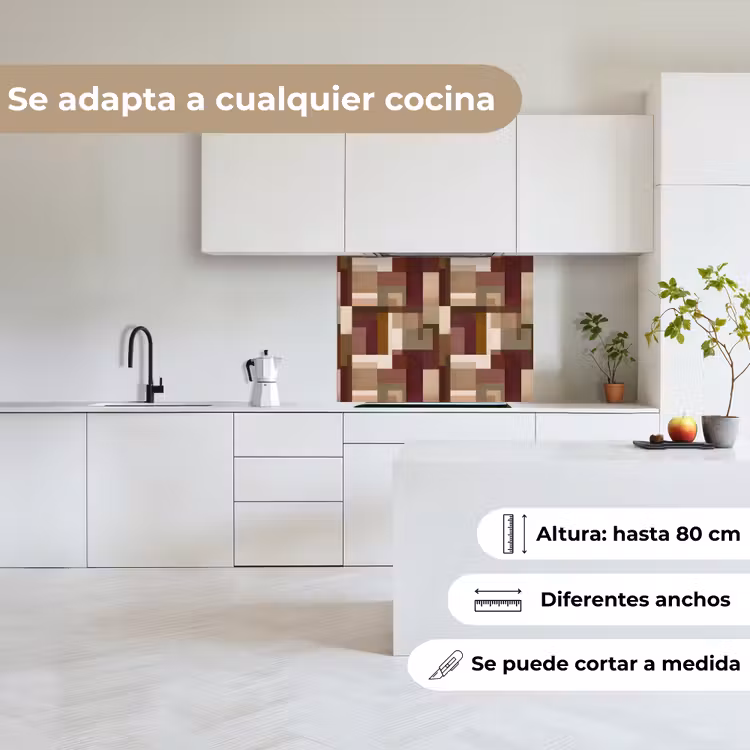 Revestimiento cocina - Moderno - Geométrico - Colorido — 6
