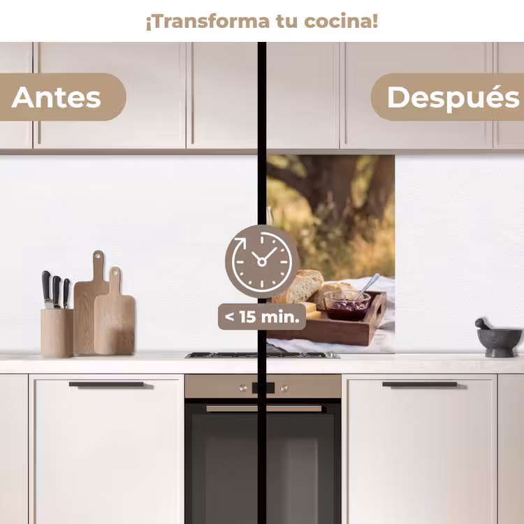 Revestimiento cocina - Picnic - Vino - Tabla de quesos — 2