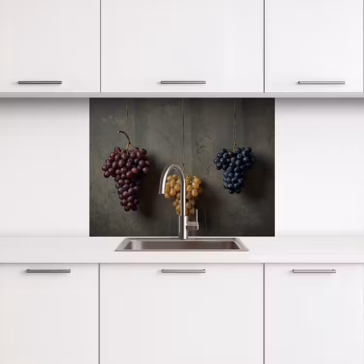 Revestimiento cocina - Uvas - Colorido - Pared — 3