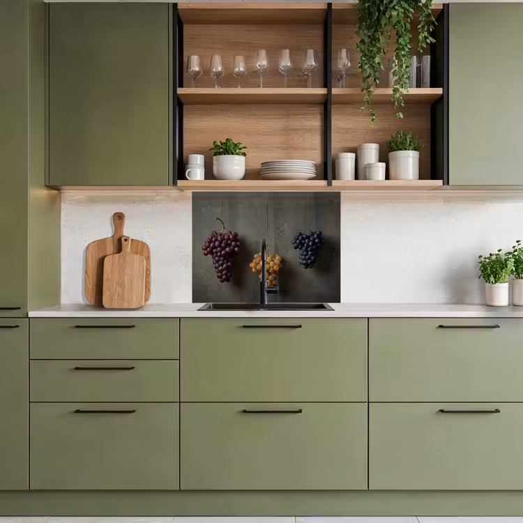 Revestimiento cocina - Uvas - Colorido - Pared — 7