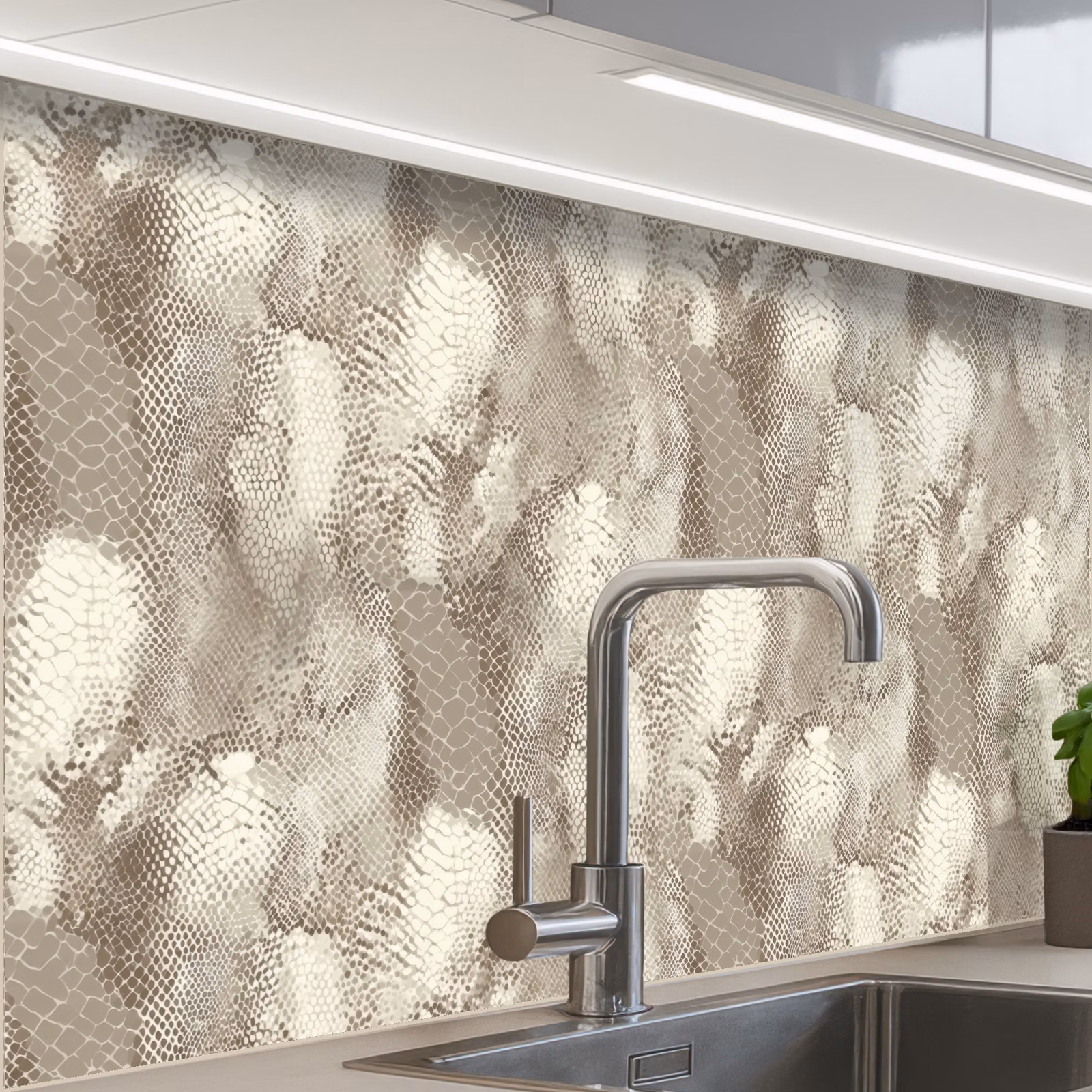 Revestimiento cocina - Serpiente - Textura - Arena — 1