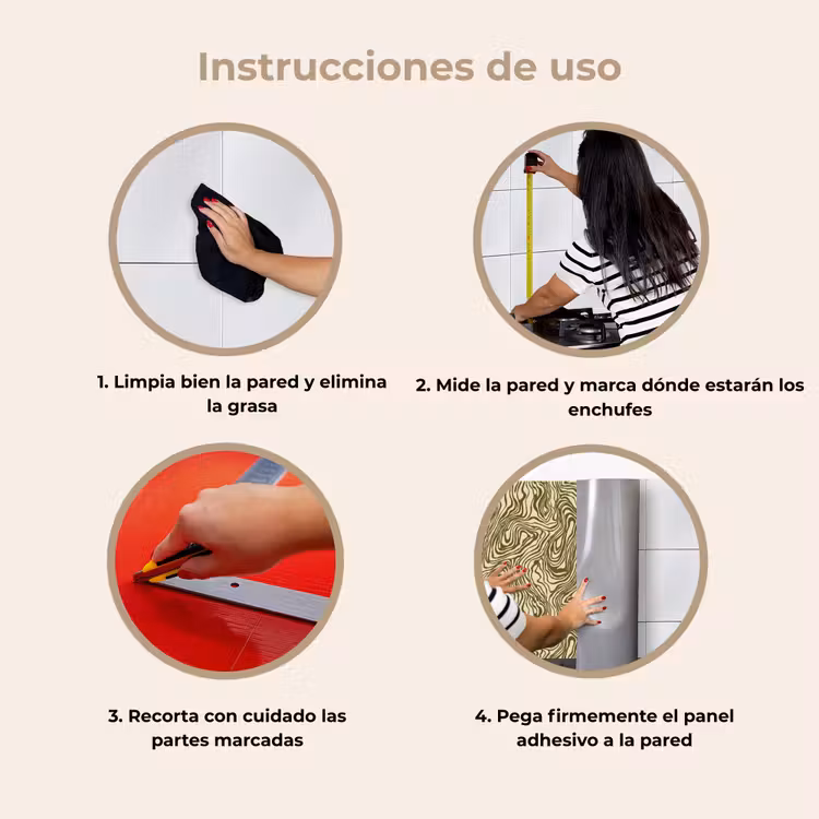 Revestimiento cocina - Abstracto - Mármol - Verde — 8