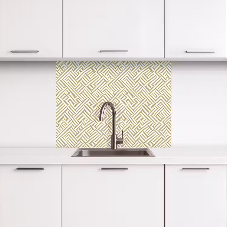 Revestimiento cocina - Geométrico - Líneas - Verde — 3
