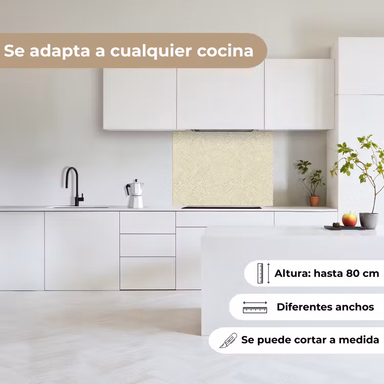 Revestimiento cocina - Geométrico - Líneas - Verde — 6