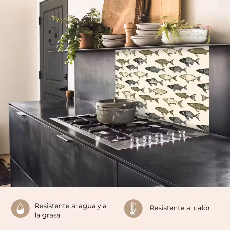 Revestimiento cocina - Piscis - Clásico - Verde — 4