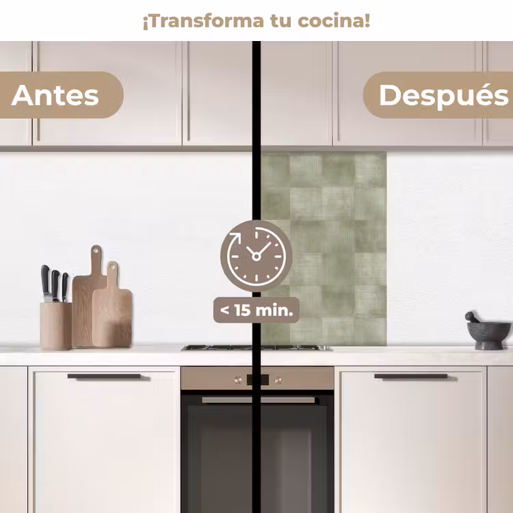 Revestimiento cocina - Pisos - Rústico - Verde — 2