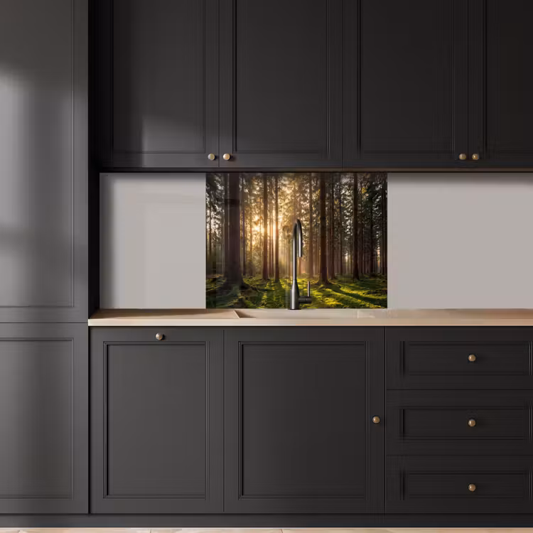 Revestimiento cocina - Bosque - Hierba - Luz solar — 5