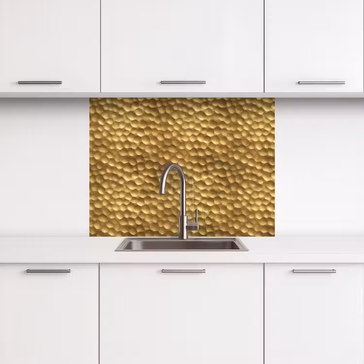 Revestimiento cocina - Metal - Dinámico - Oro — 3