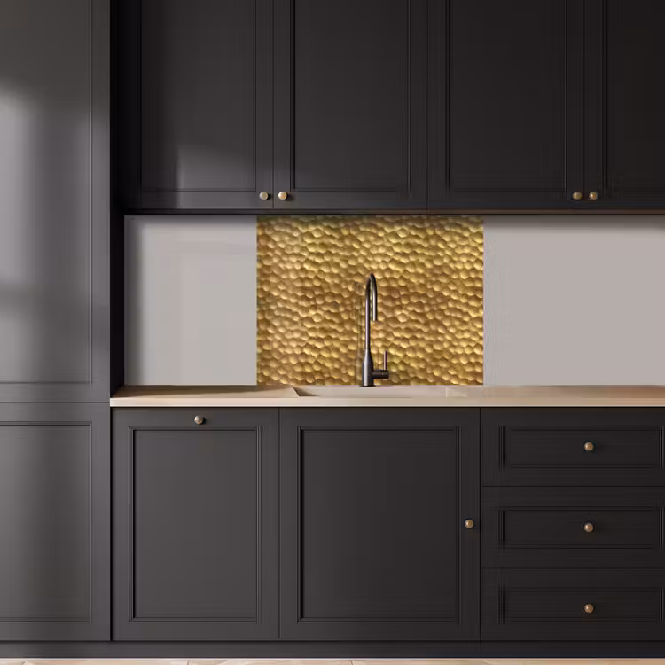 Revestimiento cocina - Metal - Dinámico - Oro — 5