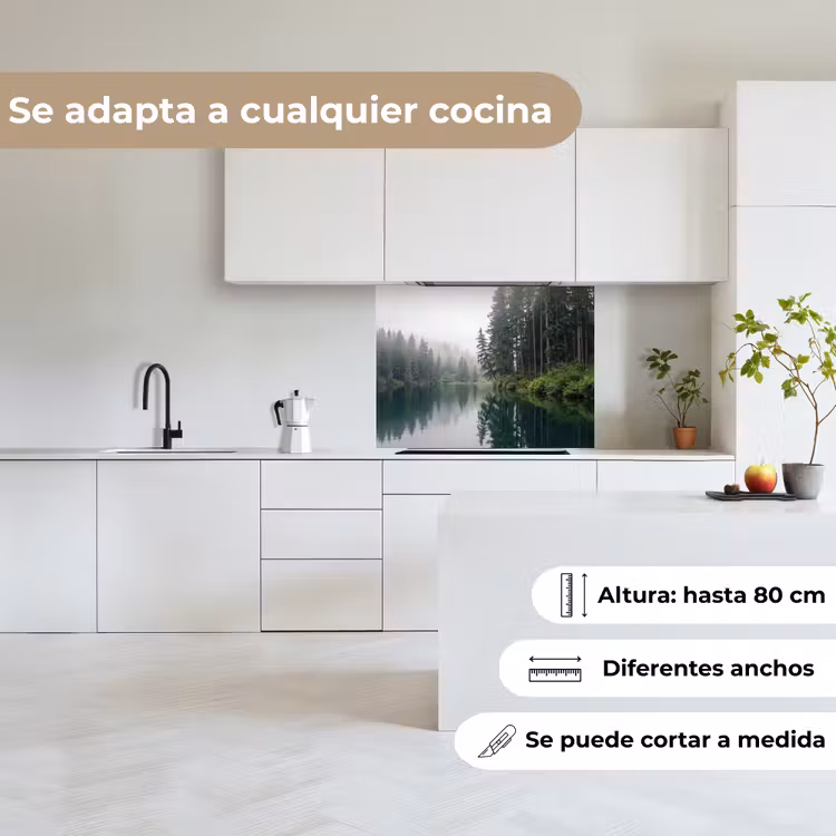 Revestimiento cocina - Montañas - Lago - Bosque — 6