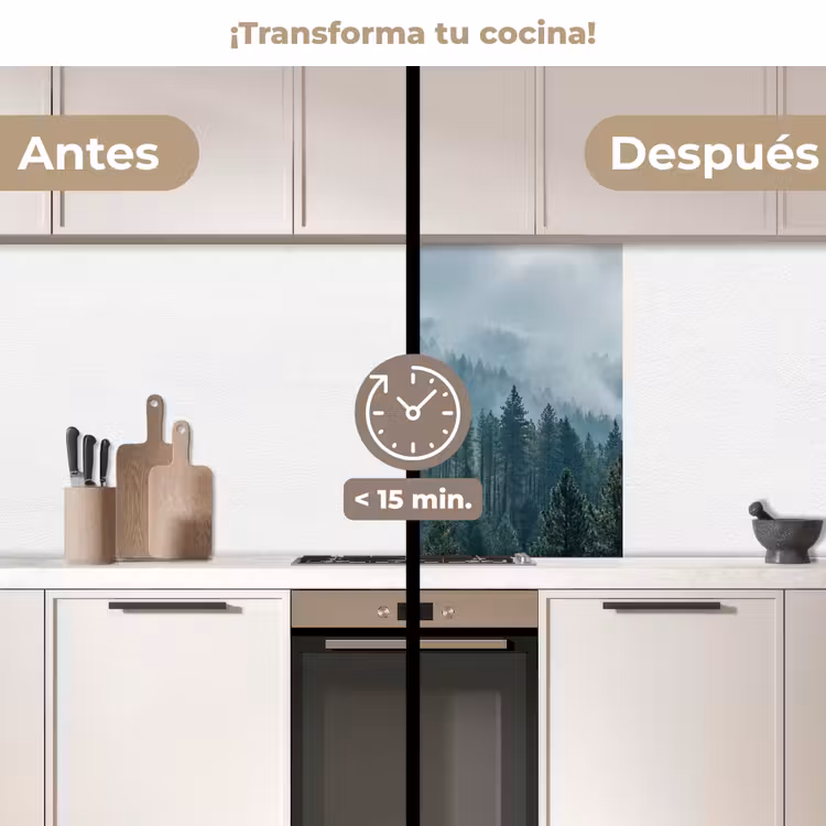Revestimiento cocina - Naaldwoud - Bergen - Niebla — 2