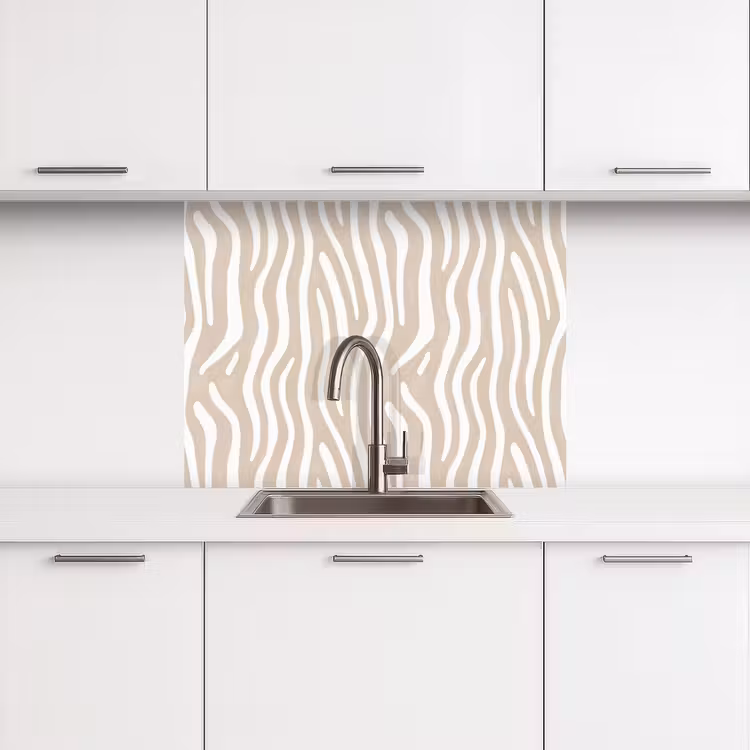 Revestimiento cocina - Abstracto - Cebra - Beige — 3