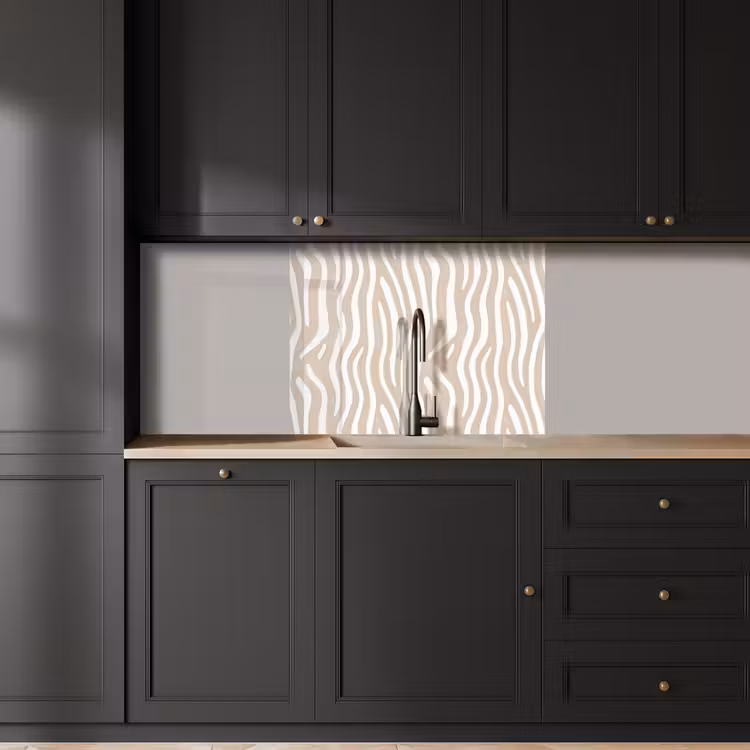 Revestimiento cocina - Abstracto - Cebra - Beige — 5