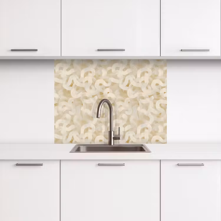 Revestimiento cocina - Abstracto - Líneas - Beige — 3