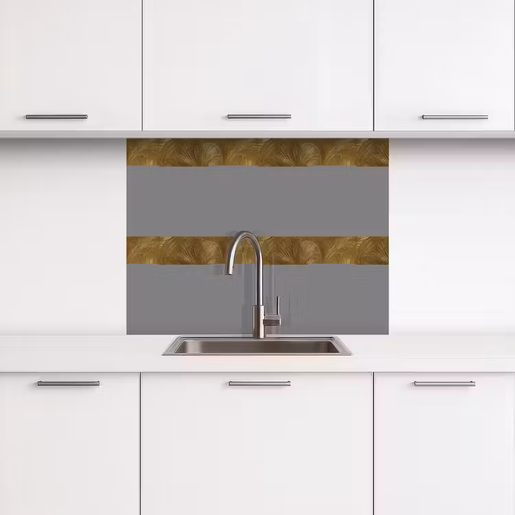 Revestimiento cocina - Ecológico - Líneas - Oro — 3