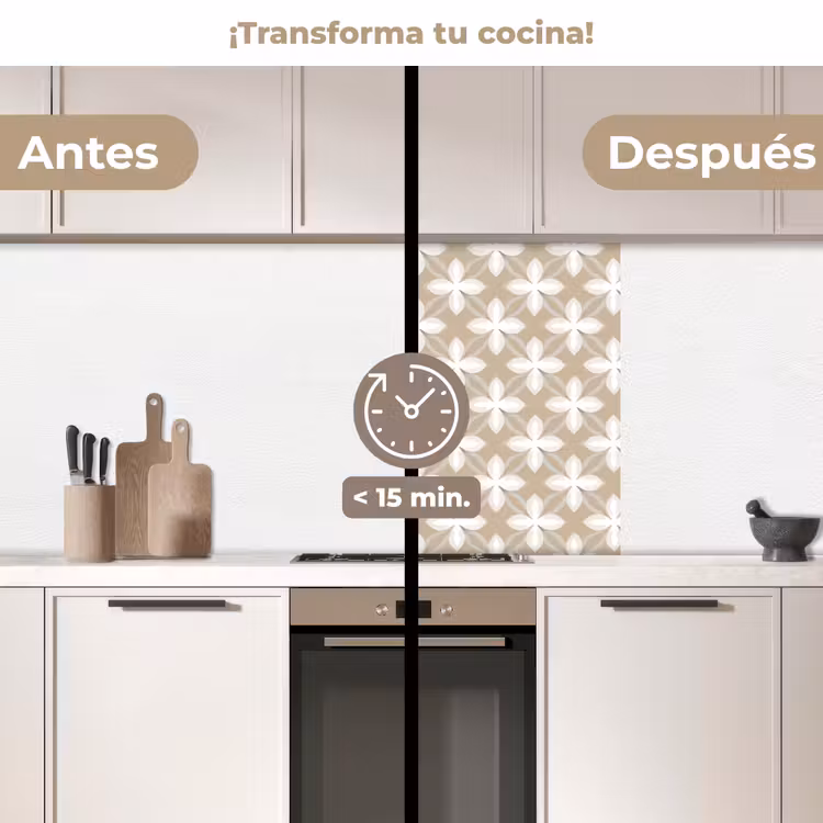 Revestimiento cocina - Patrón - Simétrico - Beige — 2