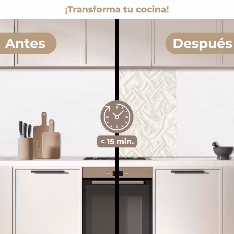 Revestimiento cocina - Textura - Abstracto - Beige — 2