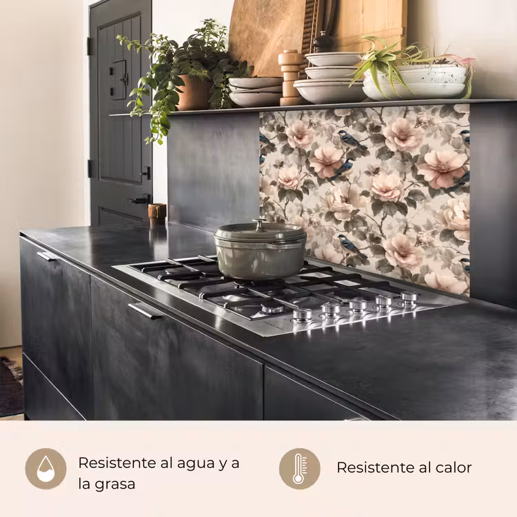 Revestimiento cocina - Clásico - Pájaros - Colorido — 4