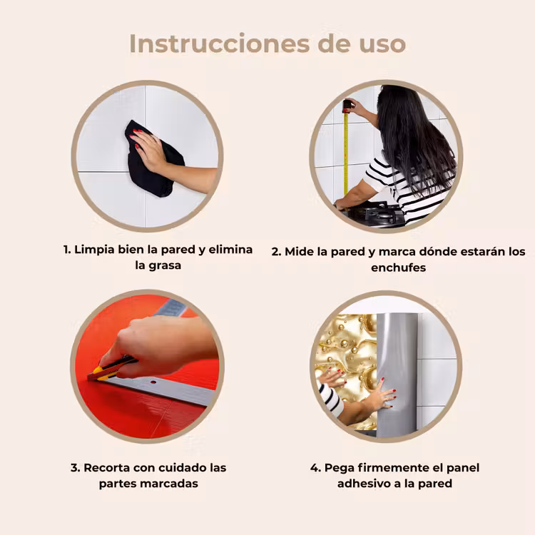 Revestimiento cocina - Líquido - Gotas - Oro — 8