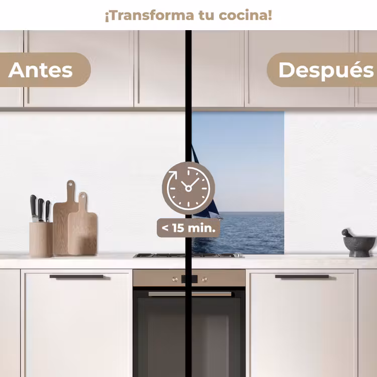 Revestimiento cocina - Velero - Mar - Azul — 2