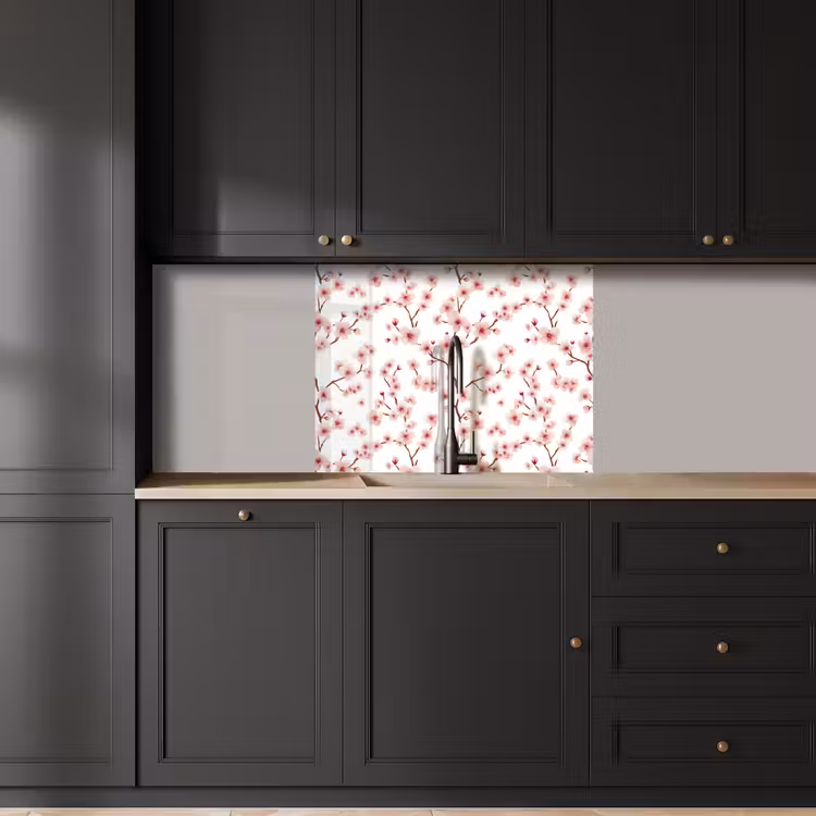 Revestimiento cocina - Cerezo en flor - Ramas - Rosa — 5