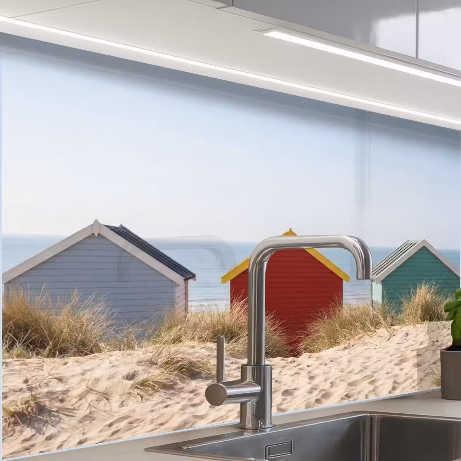 Revestimiento cocina - Playa - Cabañas - Colorido - Dunas — 1