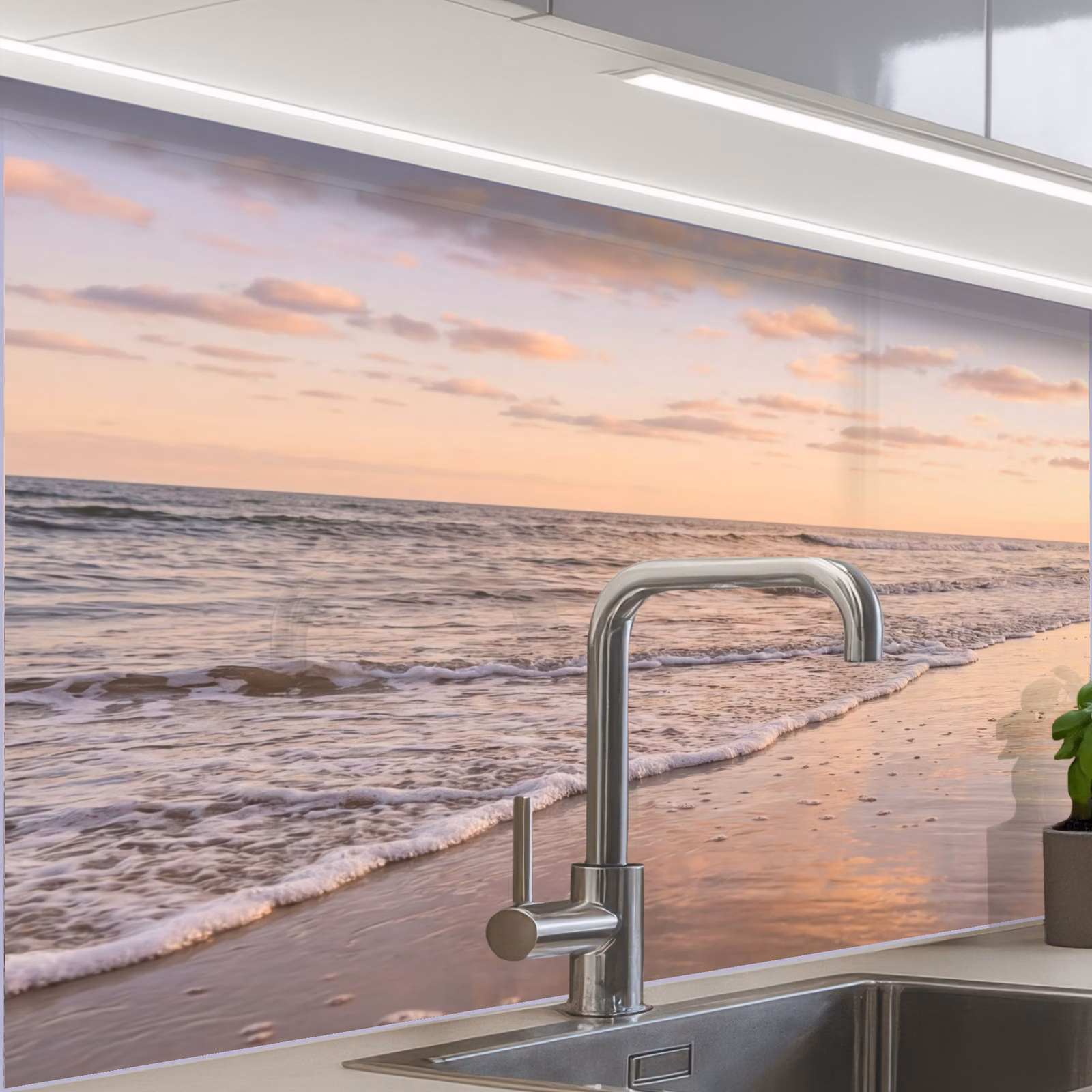 Revestimiento cocina - Playa - Surf - Nubes — 1
