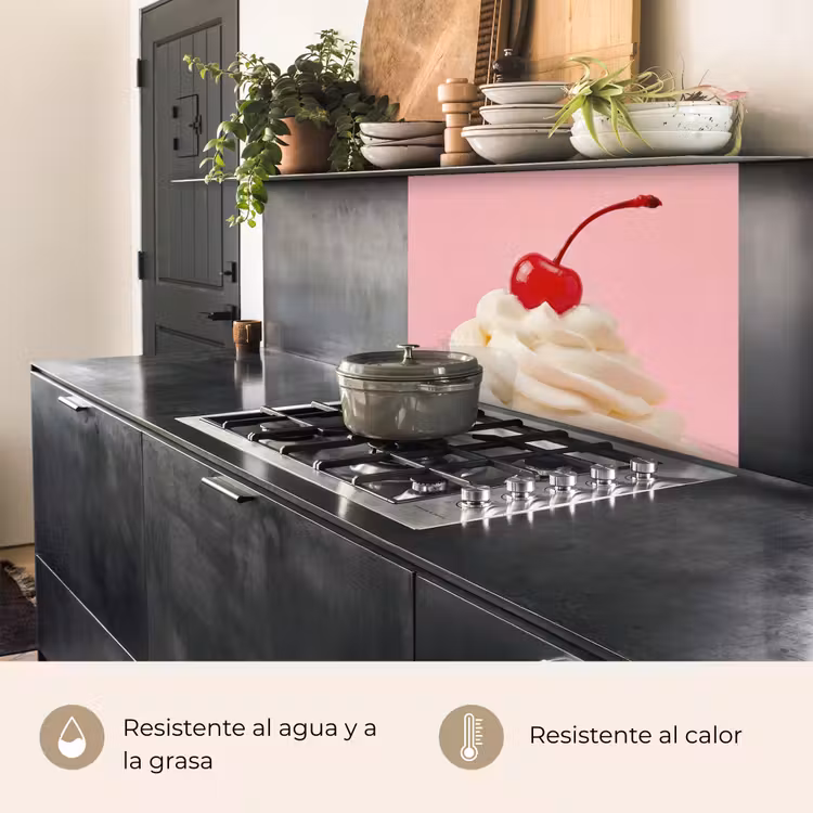 Revestimiento cocina - Cereza - Nata montada - Rosa — 4