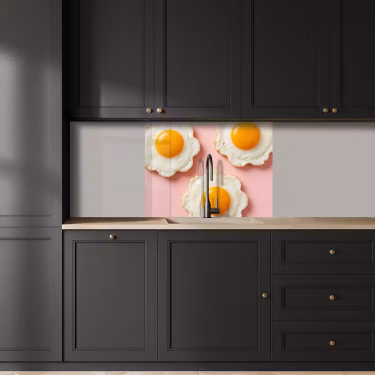Revestimiento cocina - Huevos - Flor - Rosa — 5