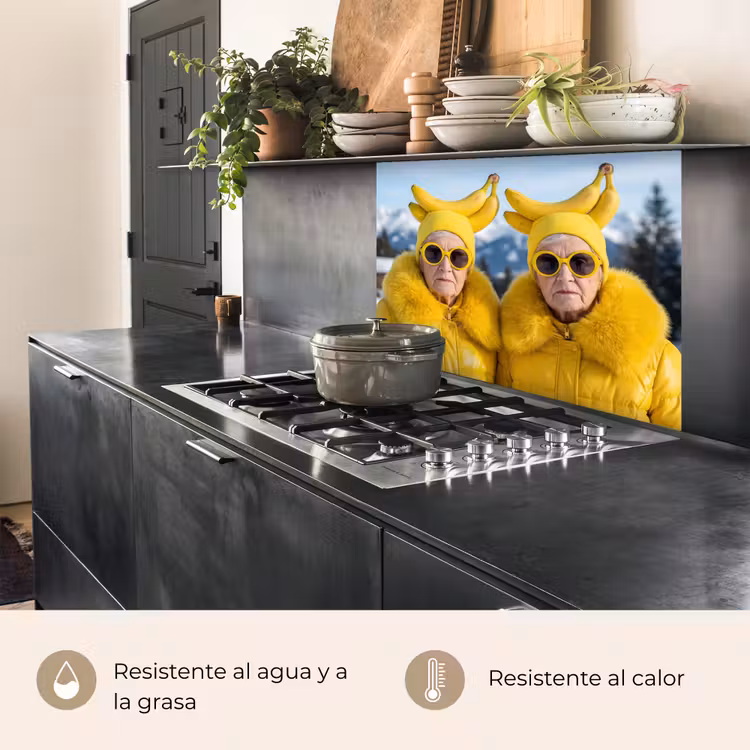 Revestimiento cocina - Mujeres - Plátanos - Amarillo — 4
