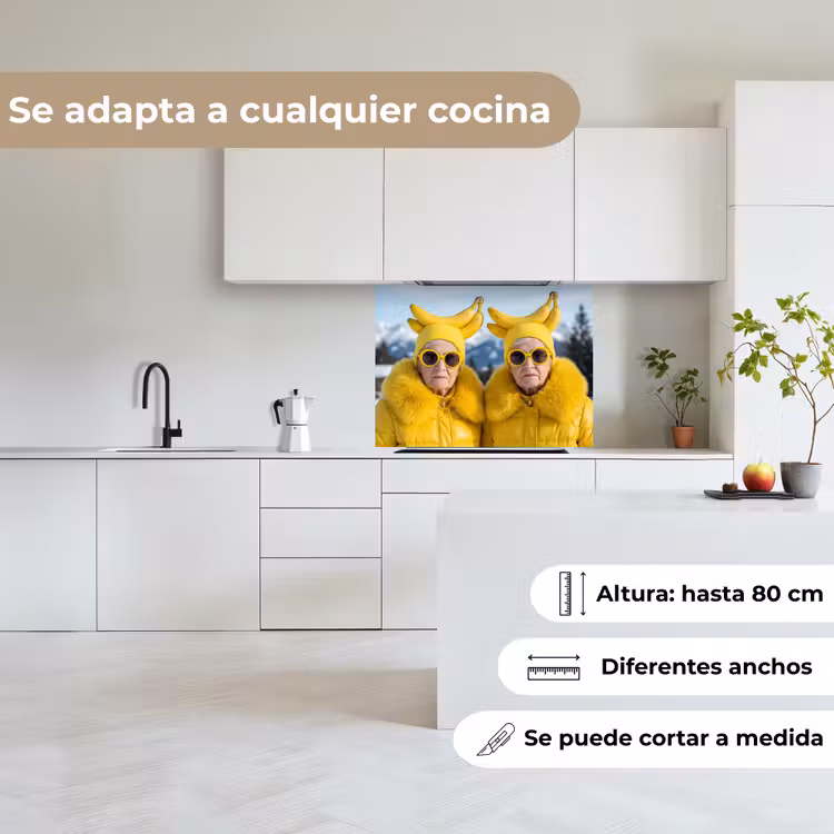 Revestimiento cocina - Mujeres - Plátanos - Amarillo — 6
