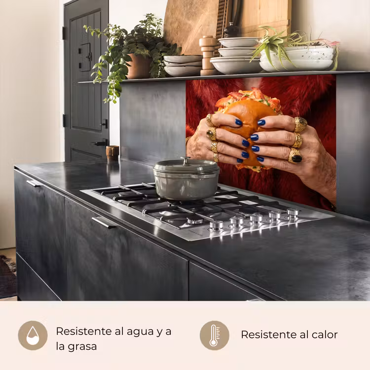Revestimiento cocina - Roll - Abrigo de piel - Oro — 4