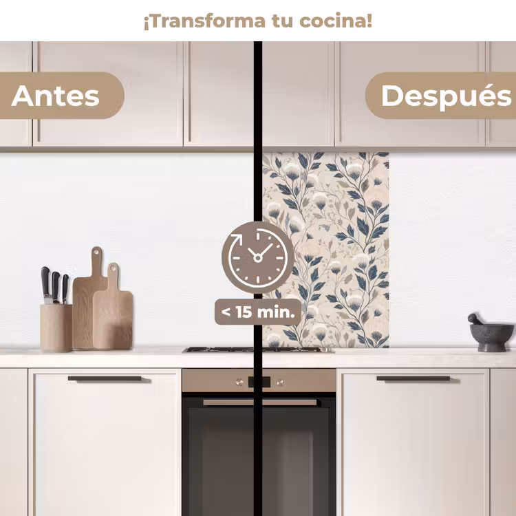 Revestimiento cocina - Clásico - Botánico - Colorido — 2