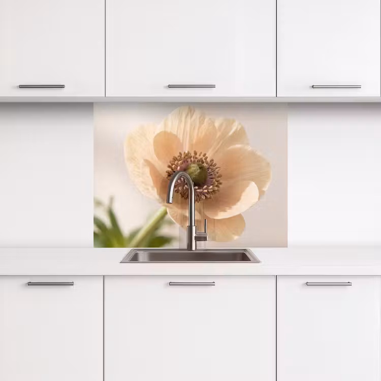Revestimiento cocina - Flor - Minimalista - Verde — 3