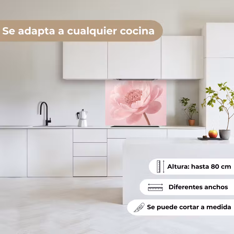 Revestimiento cocina - Flor - Peonía - Rosa — 6