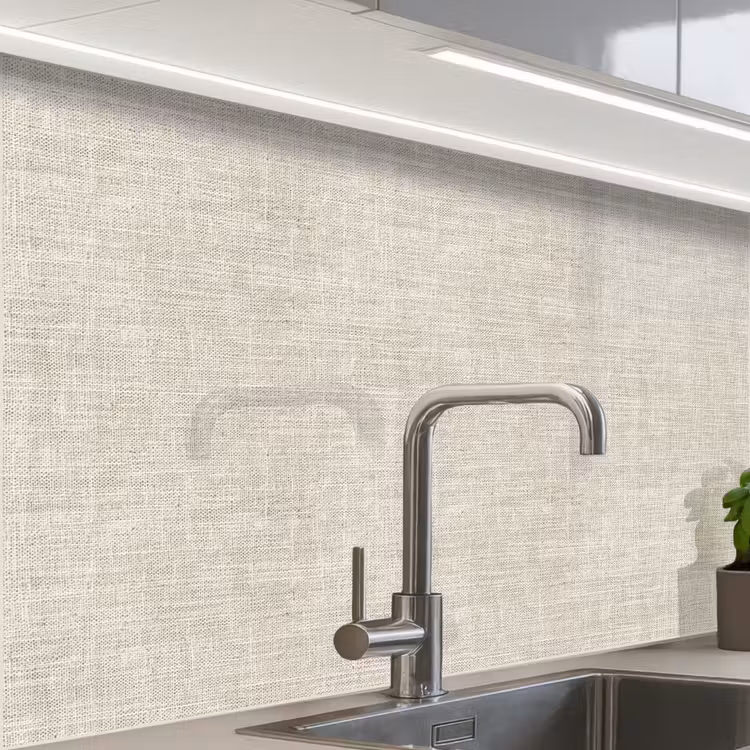 Revestimiento cocina - Lino - Textura - Beige — 1