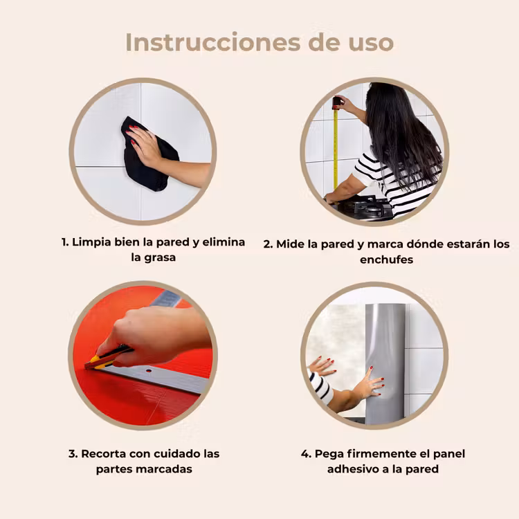 Revestimiento cocina - Sutil - Textura - Beige — 8