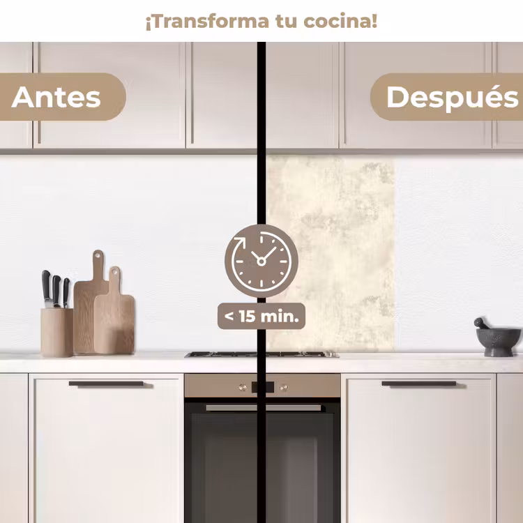 Revestimiento cocina - Patrón - Orgánico - Beige — 2
