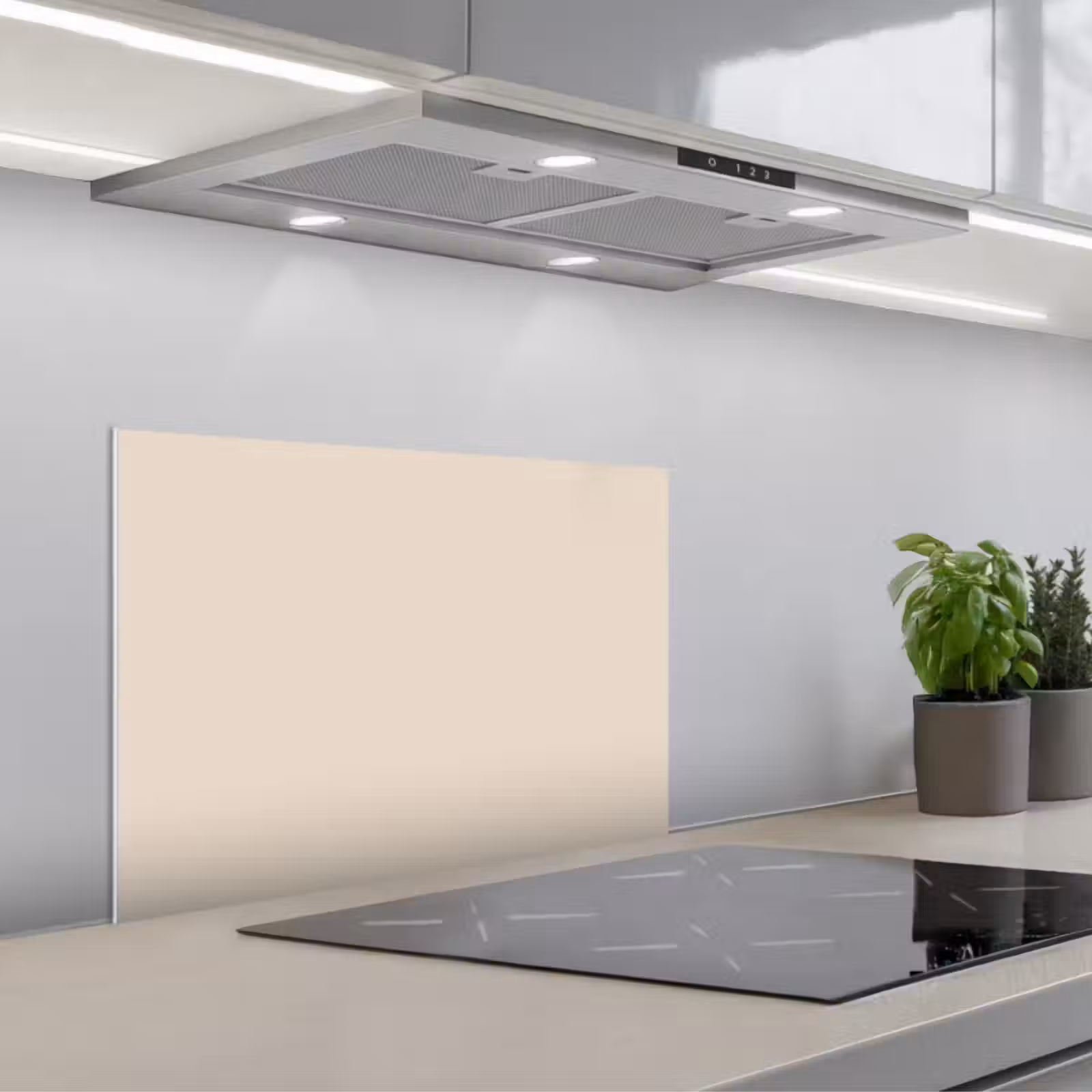 Salpicaderos de cocina - Beige - Color sólido — 1