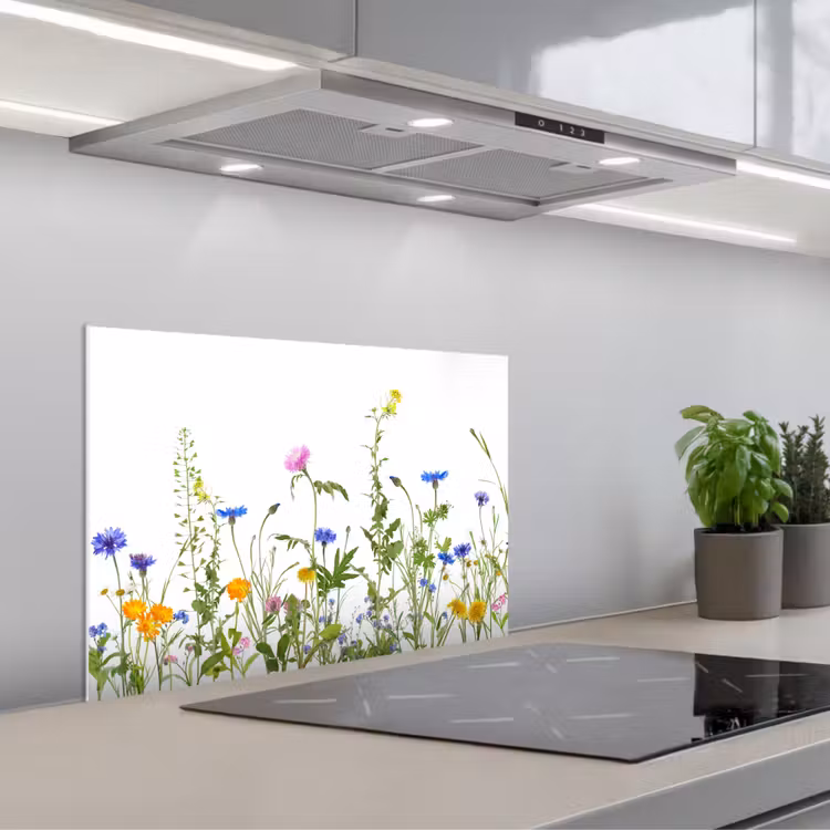 Salpicaderos de cocina - Flores - Flores del campo - Primavera — 1