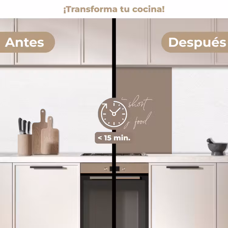 Revestimiento cocina - La vida es demasiado corta para comer comida aburrida — 2