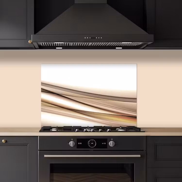 Salpicaderos de cocina - Olas - Abstracto - Topo — 5
