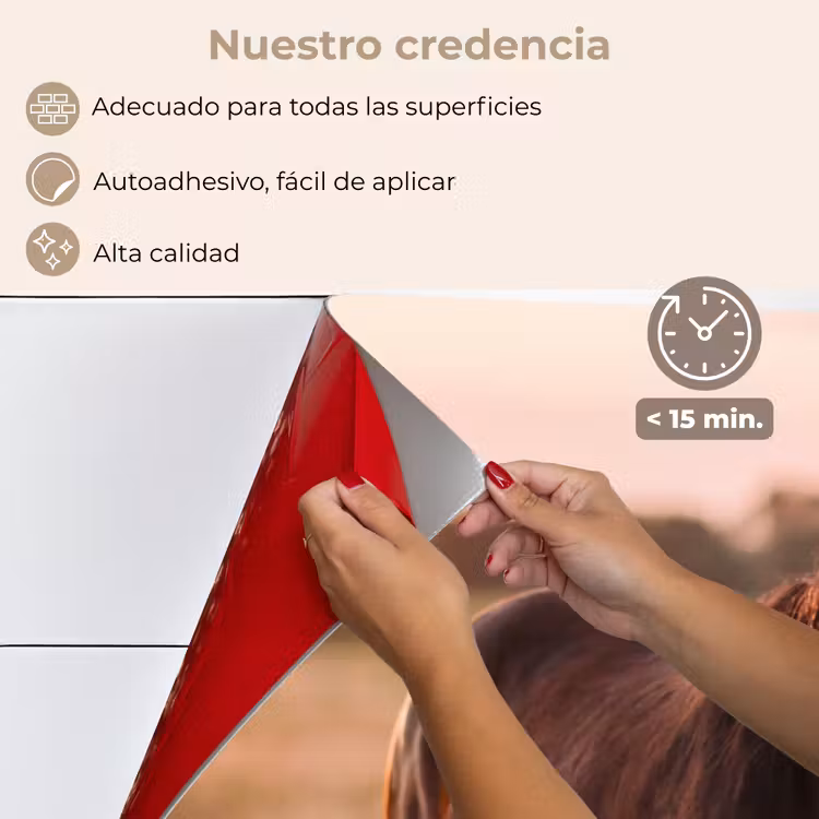 Salpicaderos de cocina - Caballo - Atardecer - Marrón — 4