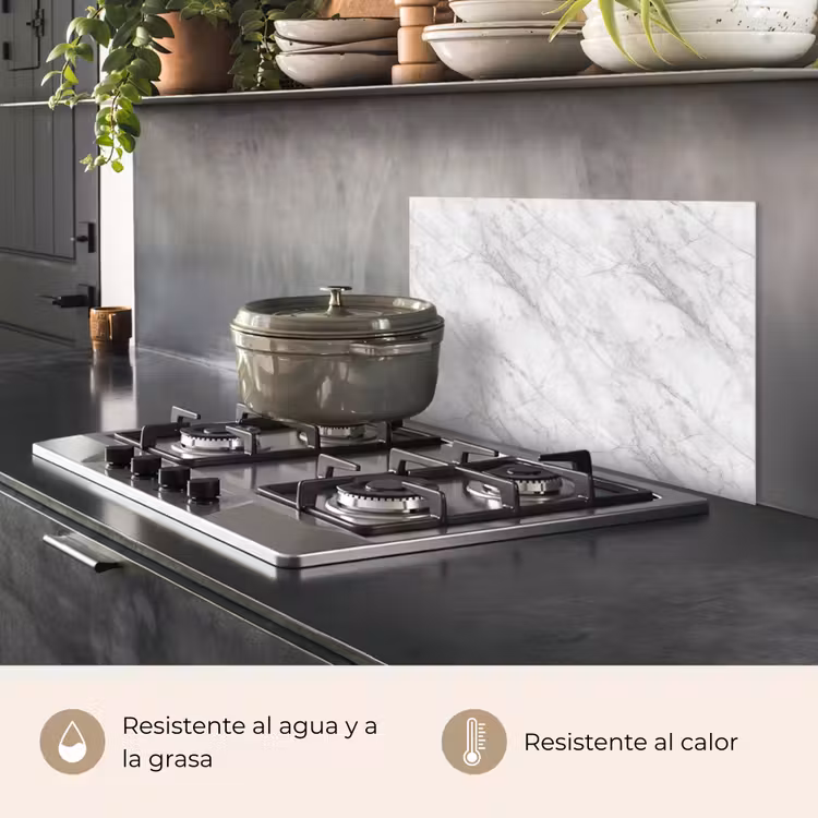 Salpicaderos de cocina - Classic - Mármol - Gris — 2