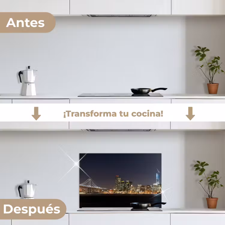 Salpicaderos de cocina - Iluminación - Cielo - Rascacielos - Skyline — 7